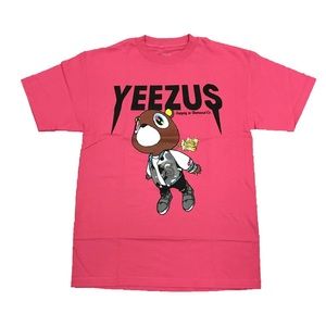 Pink yeezus tee shirt